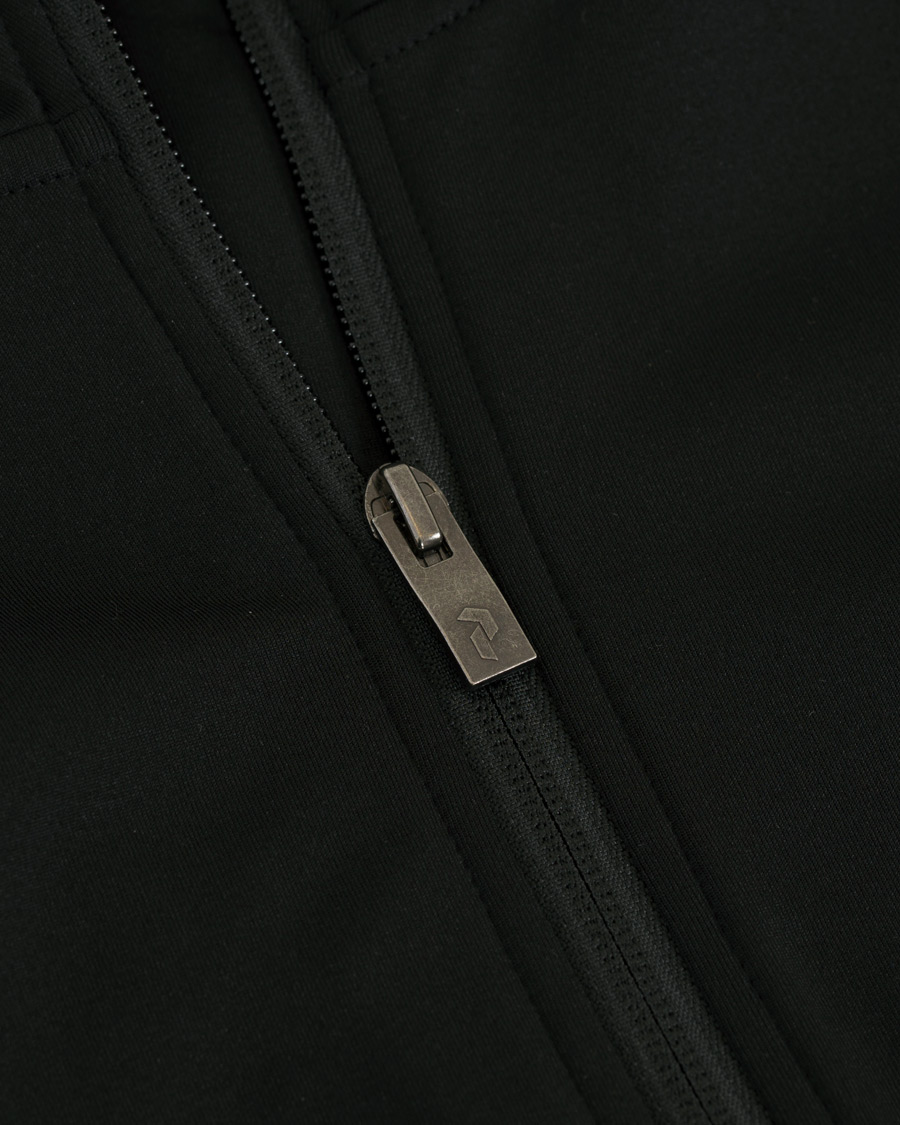 Heren | Truien | Peak Performance | Ace Mid Tech Full Zip Hoodie Black