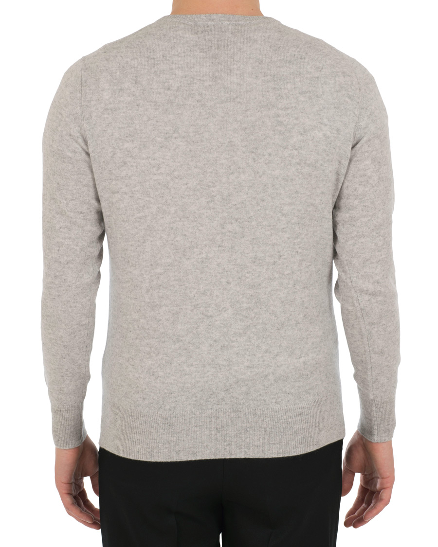 Heren | Truien | Soft Goat | Cashmere O-neck Light Grey