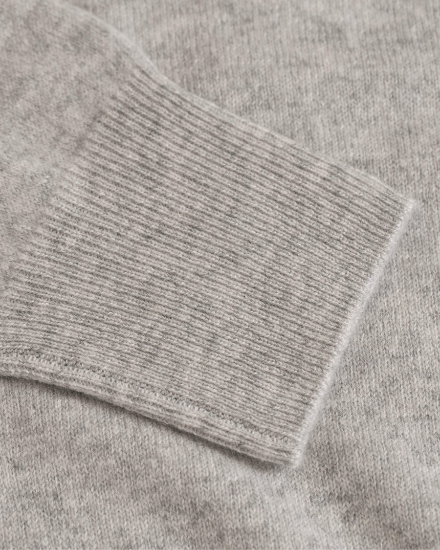 Heren | Truien | Soft Goat | Cashmere O-neck Light Grey