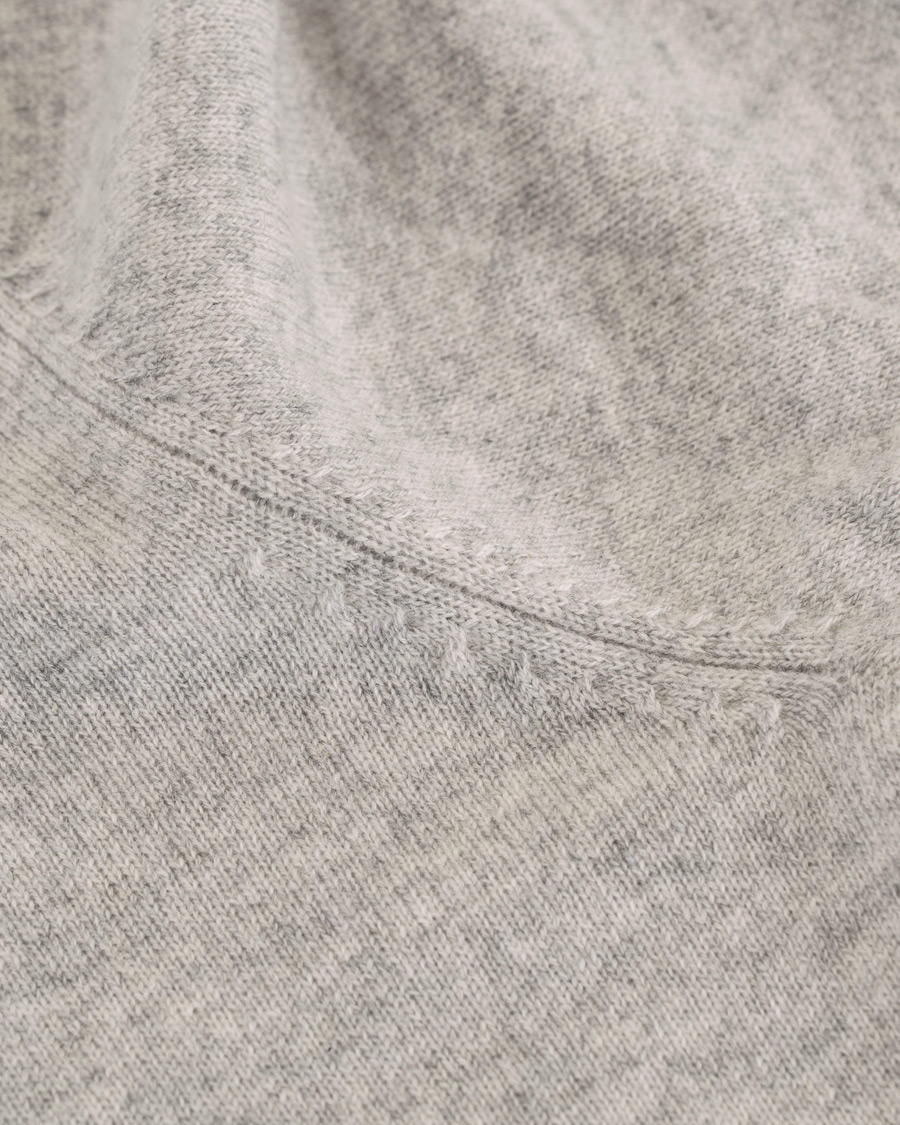 Heren | Truien | Soft Goat | Cashmere Hoodie Light Grey