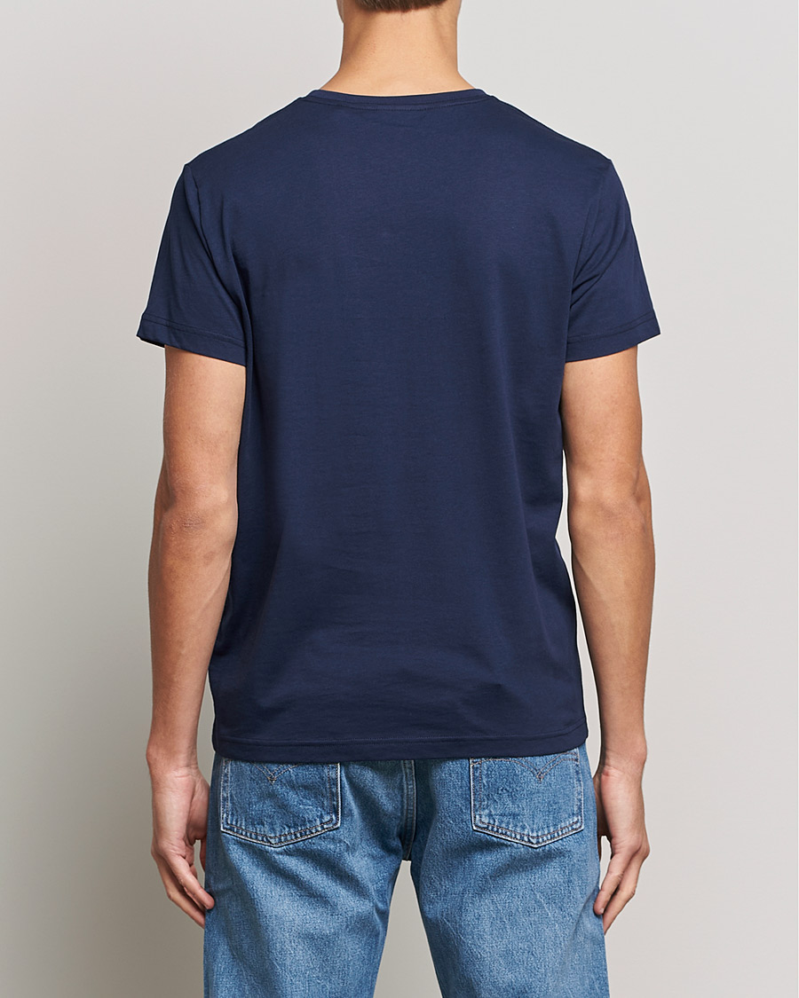 Heren | T-shirts | GANT | The Original Solid Tee Evening Blue
