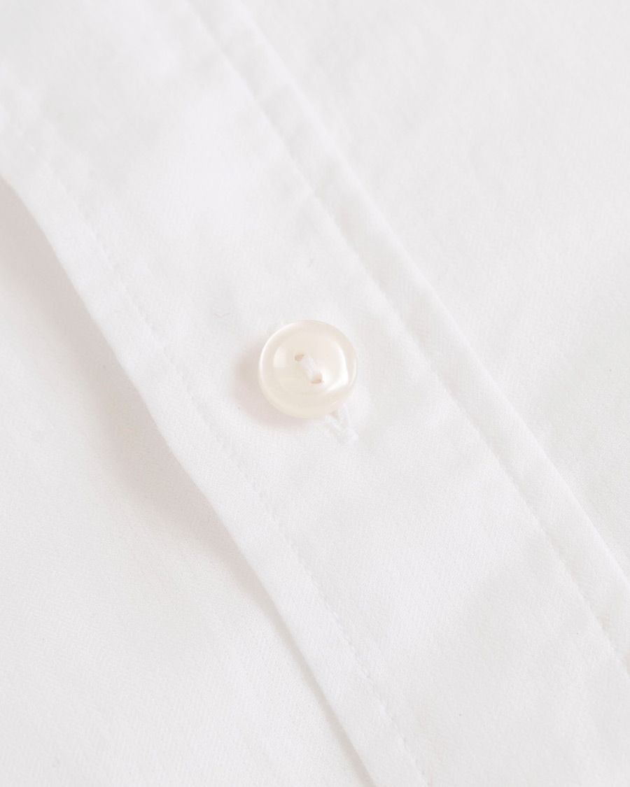 Heren | Overhemden | Eton | Slim Fit Cotton/Silk Shirt White