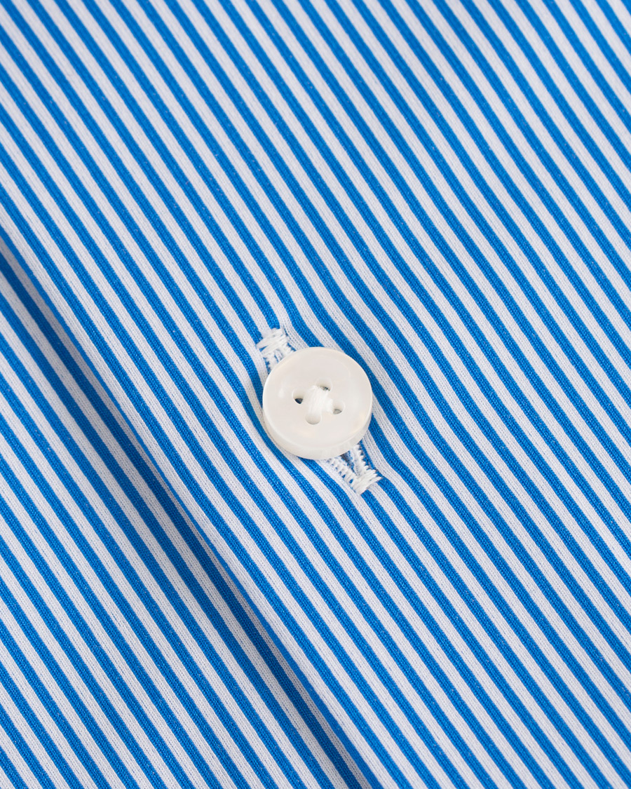 Heren | Overhemden | BOSS BLACK | BOSS Jenno Slim Fit Super Stretch Shirt White/Blue