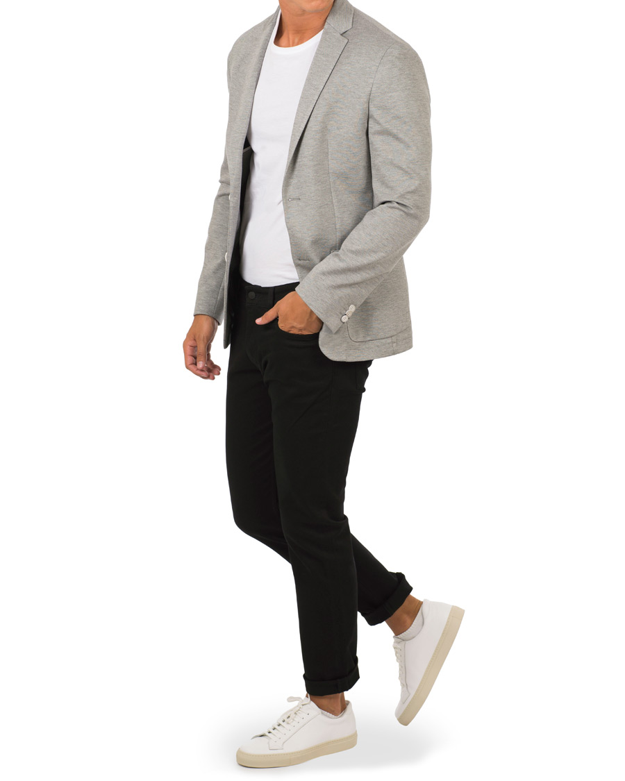 Heren | Blazers | Calvin Klein | Balen Jersey Punto Milano Blazer Lunar Rock