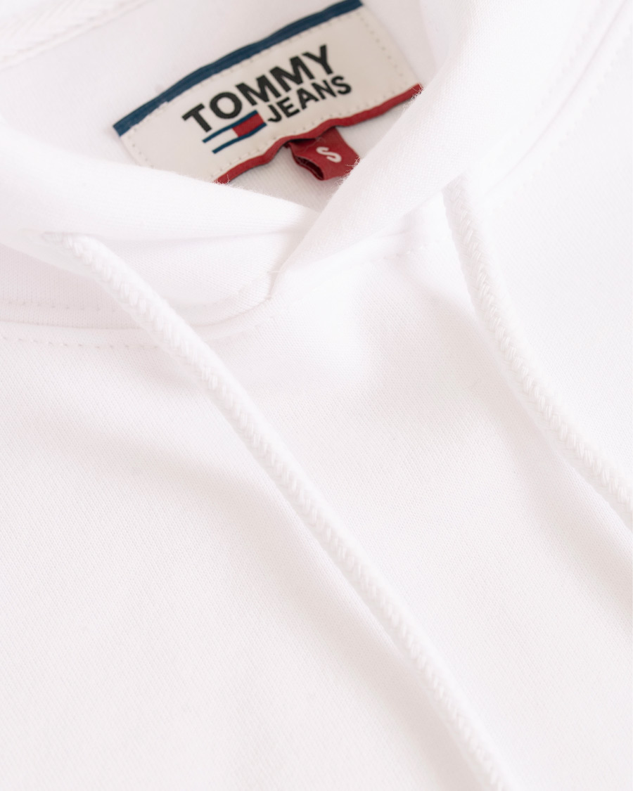 Heren | Truien | Tommy Jeans | Corp Logo Hoodie White