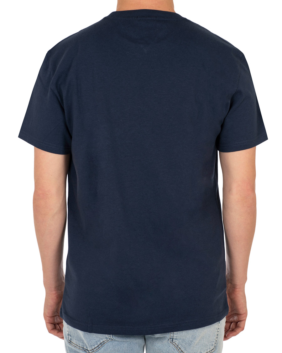 Heren | T-shirts | Tommy Jeans | Classic Logo Crew Neck Tee Black Iris