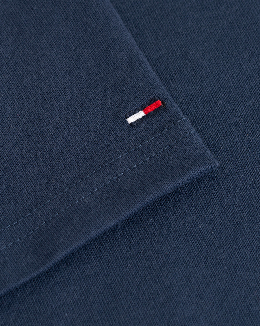 Heren | T-shirts | Tommy Jeans | Classic Logo Crew Neck Tee Black Iris