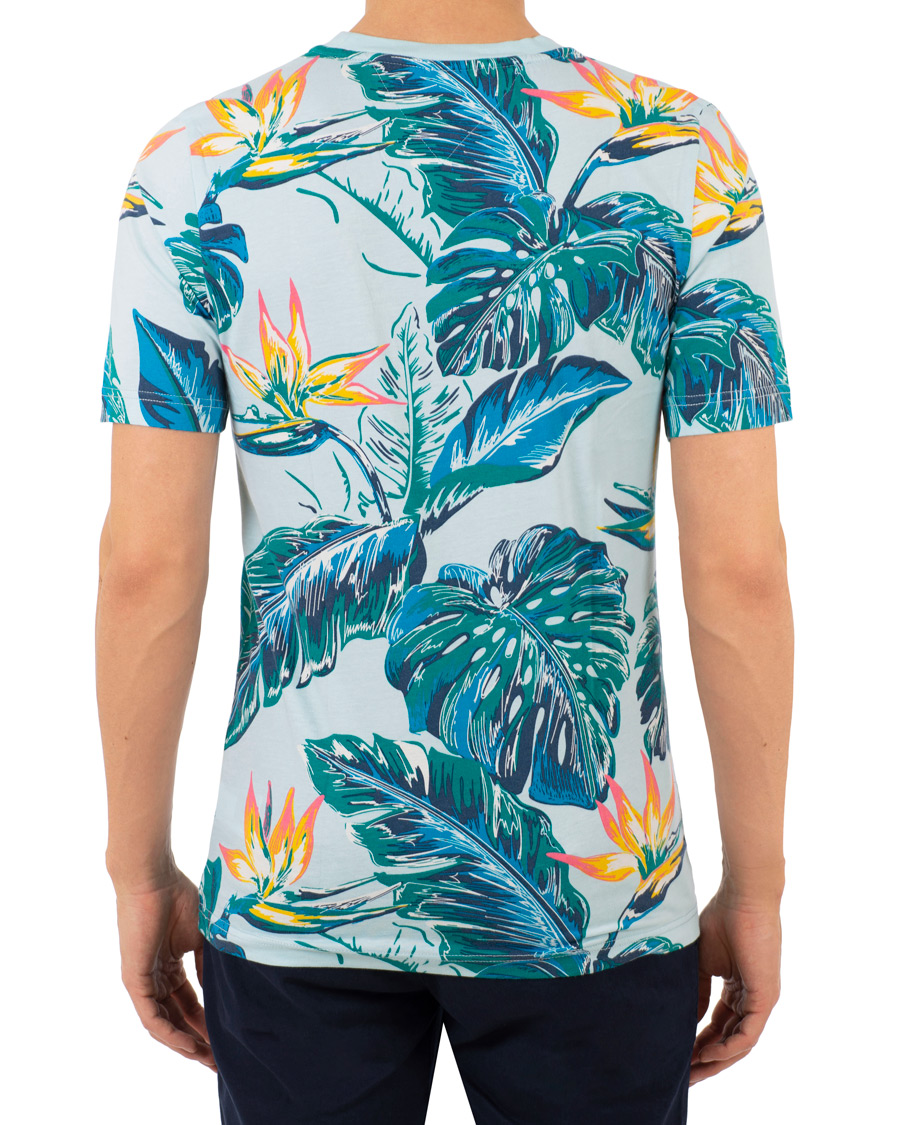 Heren | T-shirts | Tommy Hilfiger | Paradise Print Fashion Fit Tee Cool Blue