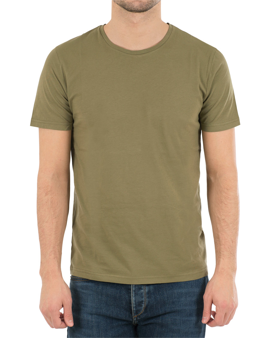 Heren | T-shirts | A Day's March | Organic Tee Thyme Green