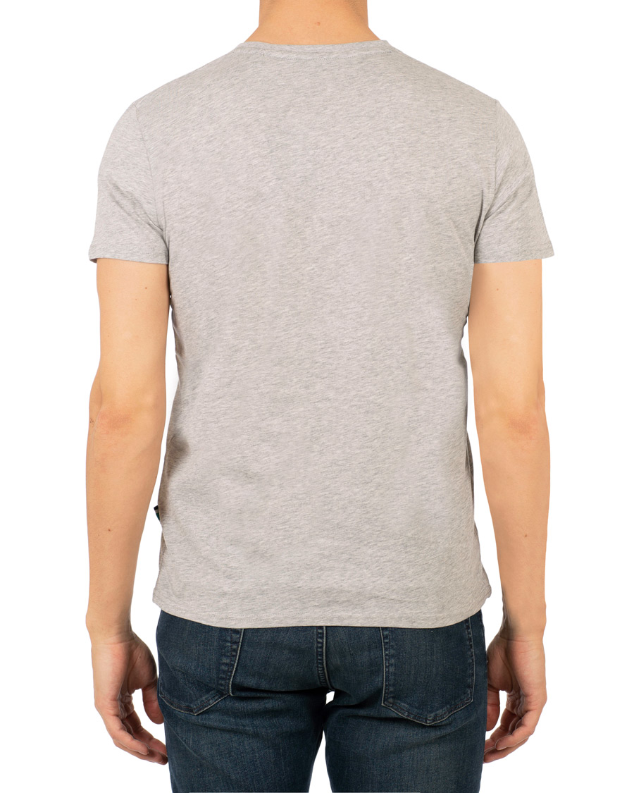 Heren | T-shirts | GANT | Båstad Crew Neck Tee Light Grey Melange