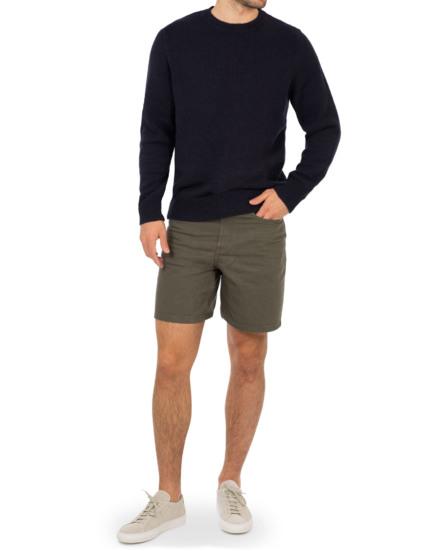 Heren | Korte broek | A.P.C. | Denim Shorts Khaki Grey