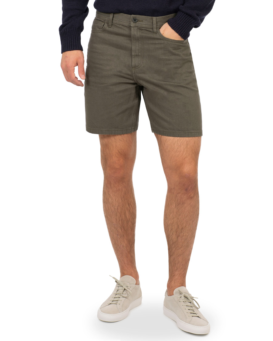 Heren | Korte broek | A.P.C. | Denim Shorts Khaki Grey