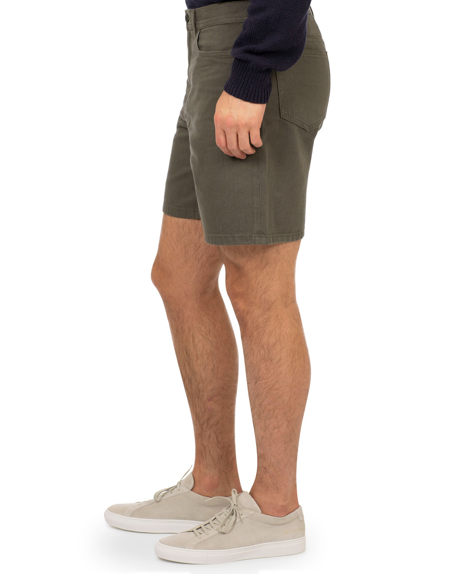 Heren | Korte broek | A.P.C. | Denim Shorts Khaki Grey