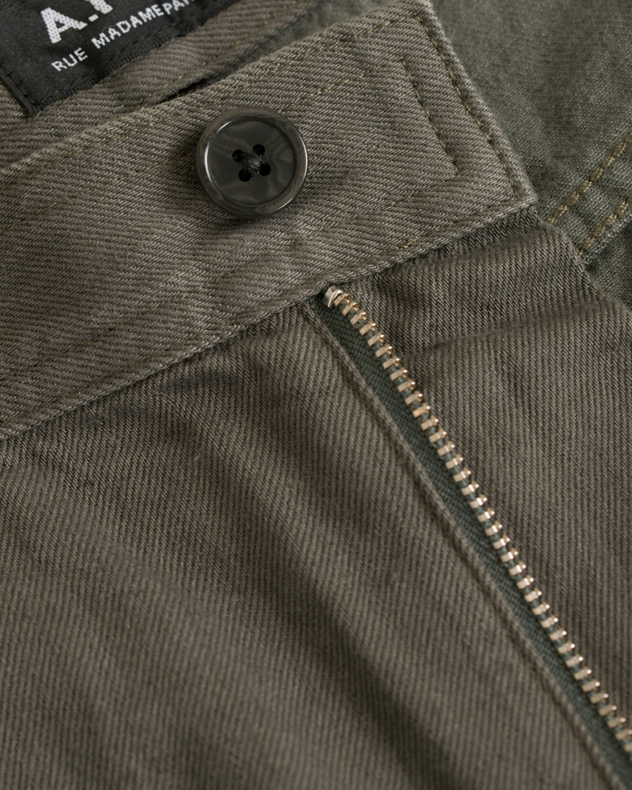 Heren | Korte broek | A.P.C. | Denim Shorts Khaki Grey