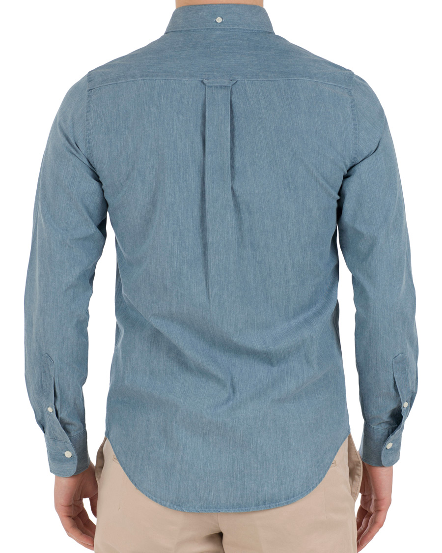 Heren | Overhemden | GANT | Button Down Denim Beacons Project Shirt Indigo