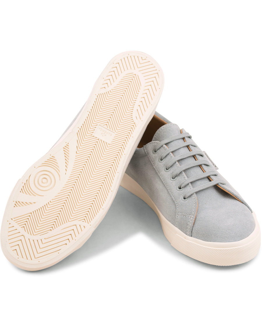 Heren | Superga Suede Sneaker Light Grey | Superga | Suede Sneaker Light Grey