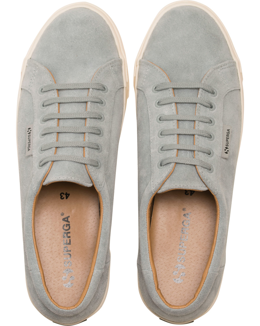 Heren | Superga Suede Sneaker Light Grey | Superga | Suede Sneaker Light Grey