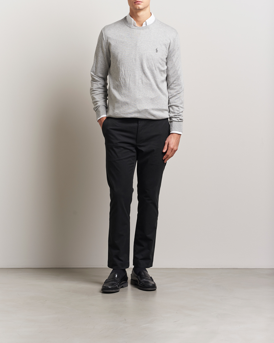 Heren | Truien | Polo Ralph Lauren | Pima Cotton Crew Neck Pullover Andover Heather