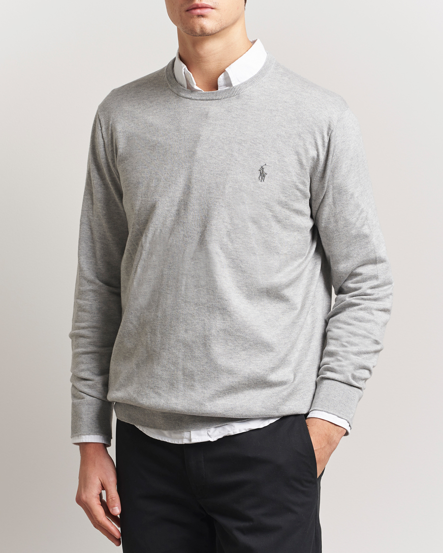 Heren | Truien | Polo Ralph Lauren | Pima Cotton Crew Neck Pullover Andover Heather