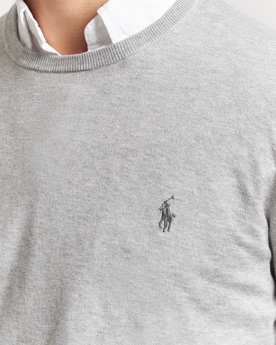 Heren | Truien | Polo Ralph Lauren | Pima Cotton Crew Neck Pullover Andover Heather