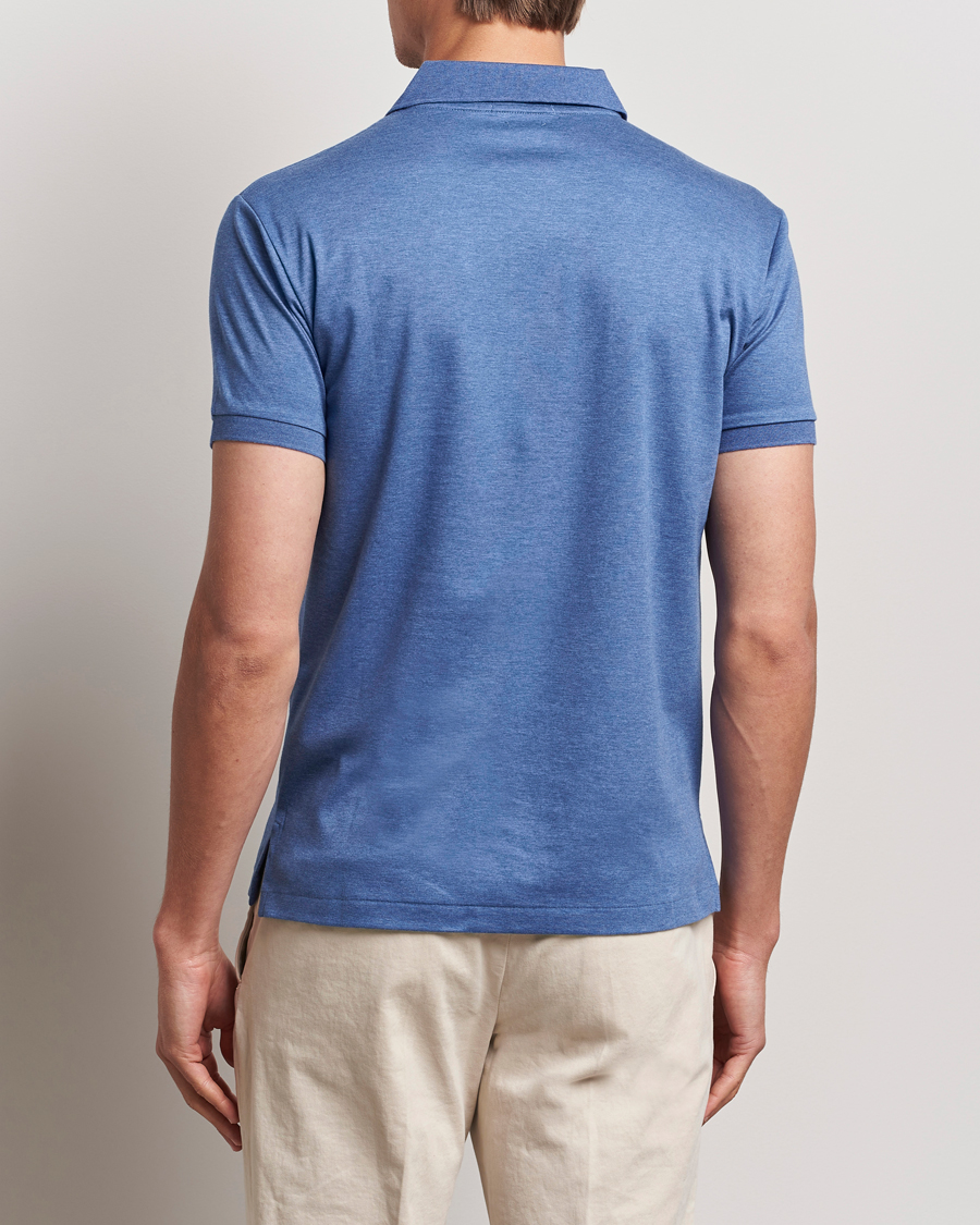 Heren | Polo's | Polo Ralph Lauren | Slim Fit Pima Cotton Polo Faded Royal