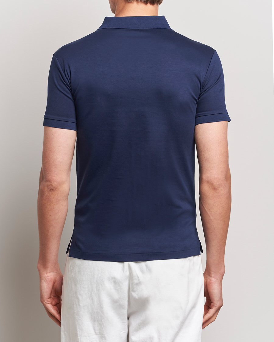 Heren | Polo's | Polo Ralph Lauren | Slim Fit Pima Cotton Polo Refined Navy