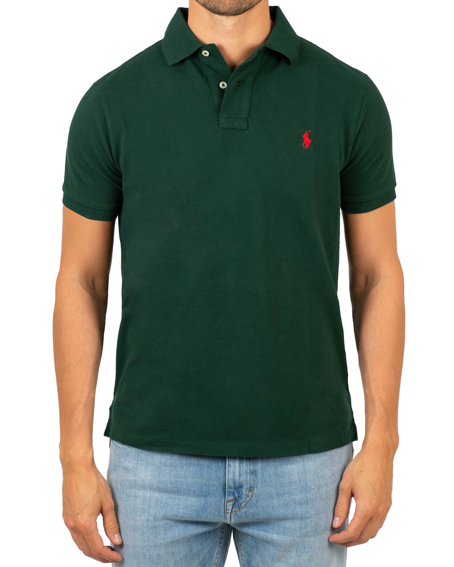 Heren | Polo's | Polo Ralph Lauren | Custom Slim Fit Polo College Green
