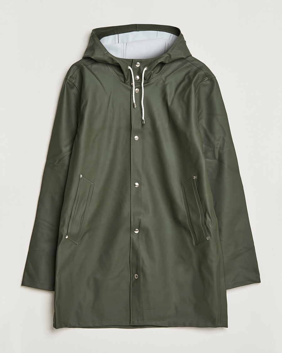 Heren | Jassen | Stutterheim | Stockholm Raincoat Green