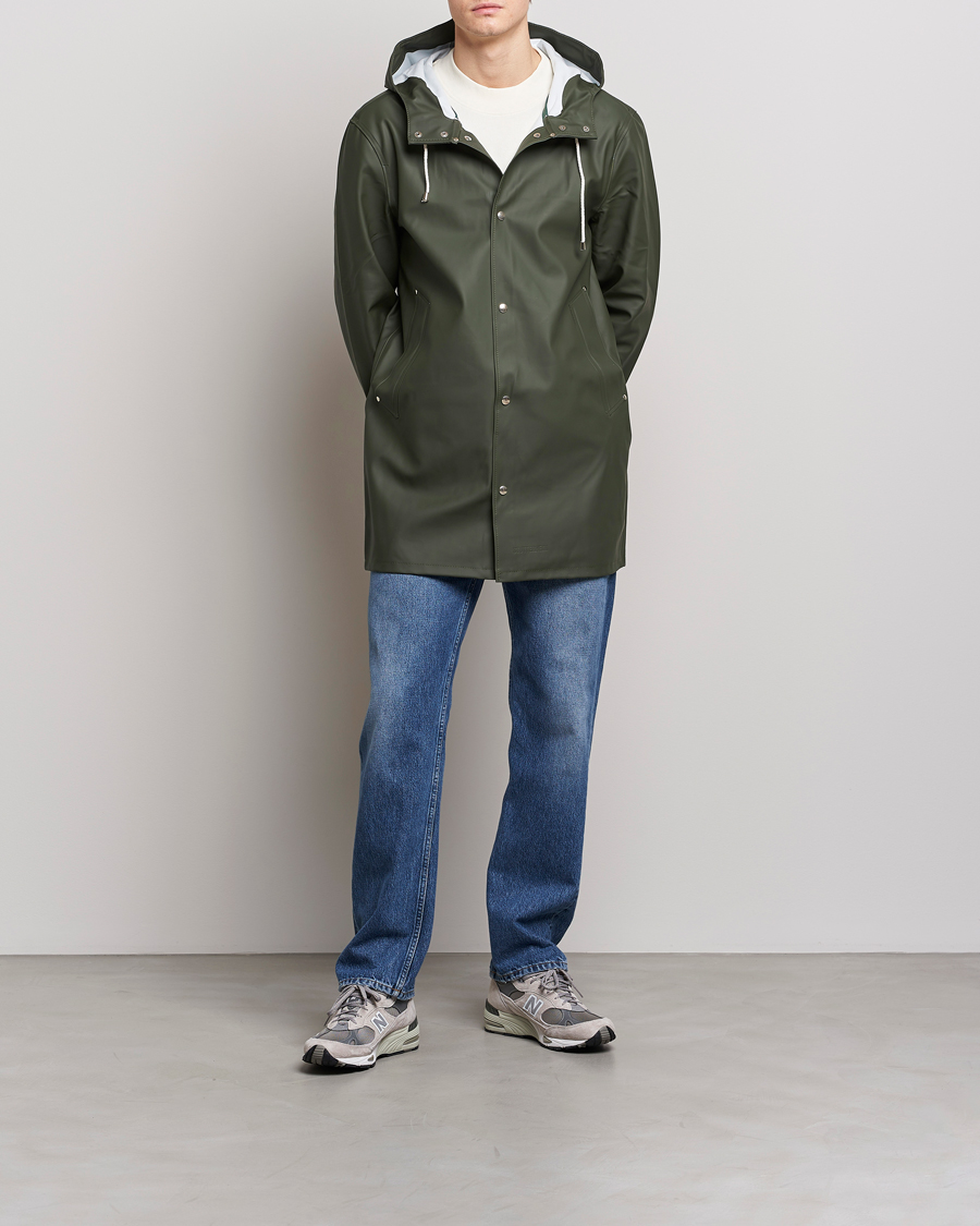 Heren | Jassen | Stutterheim | Stockholm Raincoat Green