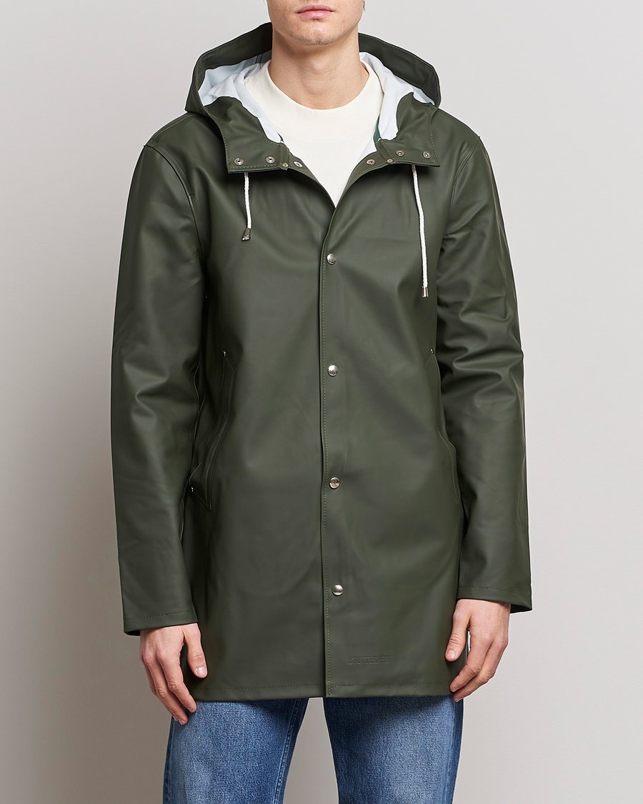 Heren | Jassen | Stutterheim | Stockholm Raincoat Green