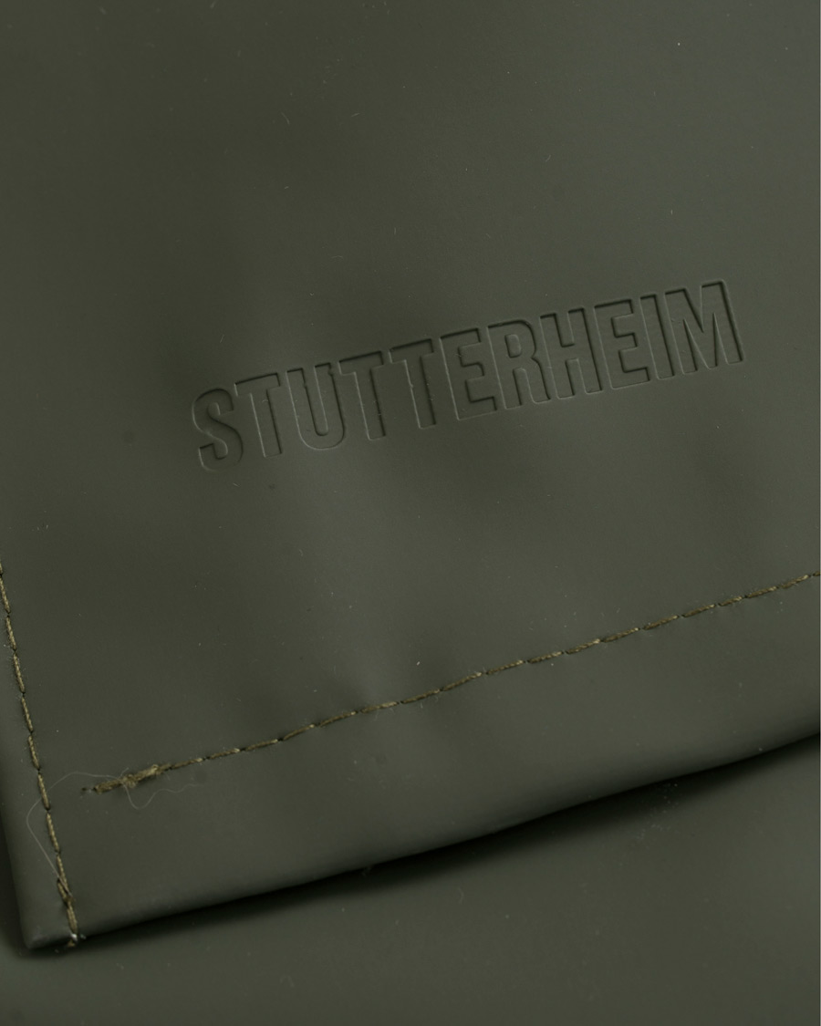 Heren | Jassen | Stutterheim | Stockholm Raincoat Green