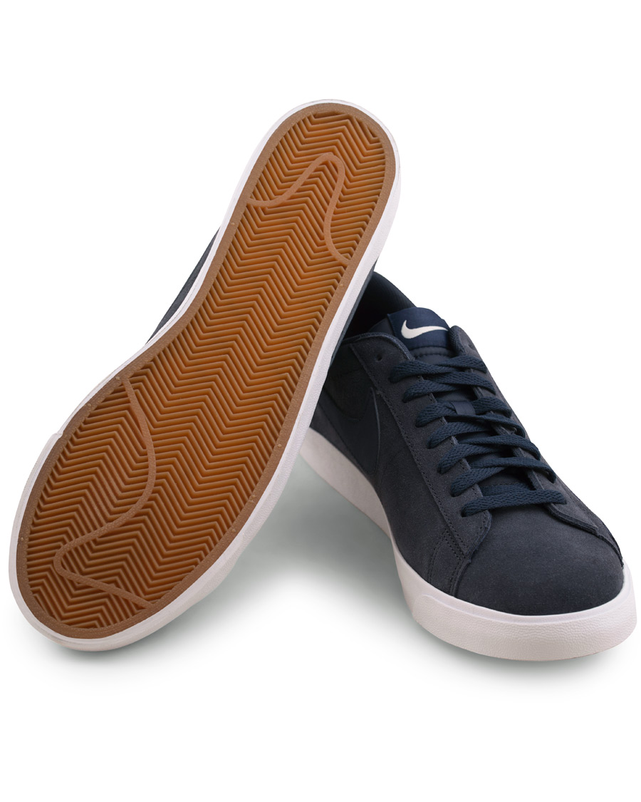 Heren | Nike Blazer Low Suede Sneaker Navy | Nike | Blazer Low Suede Sneaker Navy