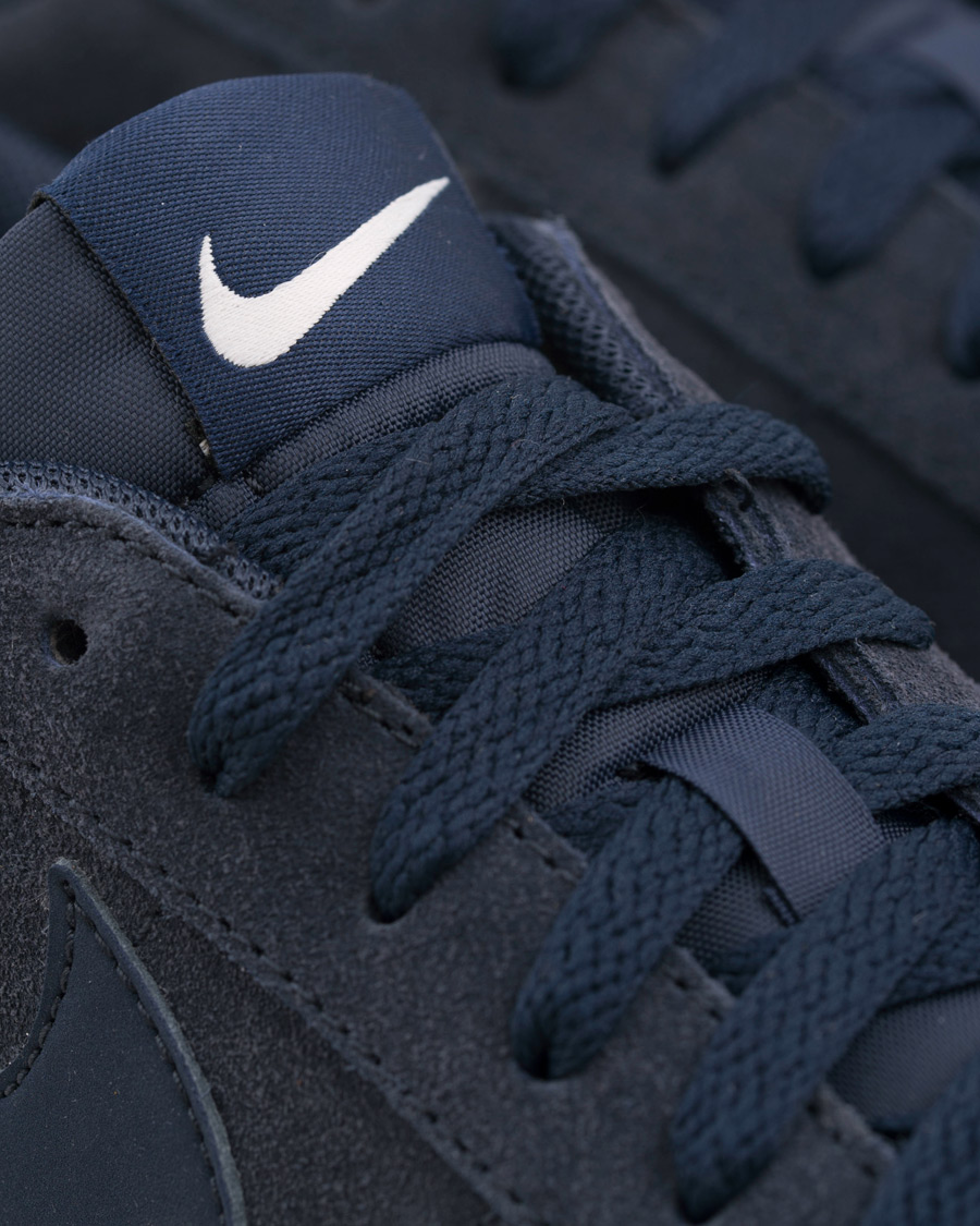 Heren | Nike Blazer Low Suede Sneaker Navy | Nike | Blazer Low Suede Sneaker Navy