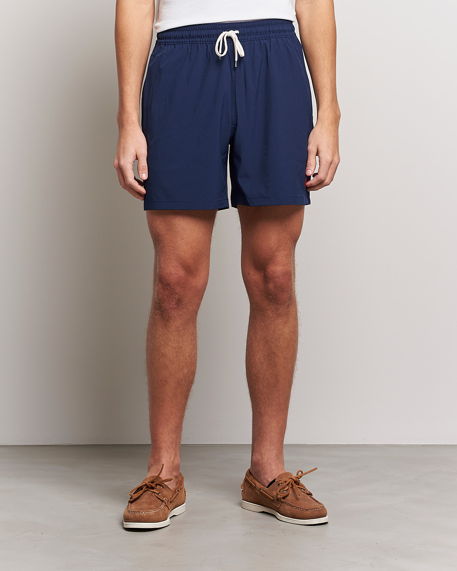 Heren | Zwembroek Met Trekkoord | Polo Ralph Lauren | Traveler Boxer Swimshorts Newport Navy