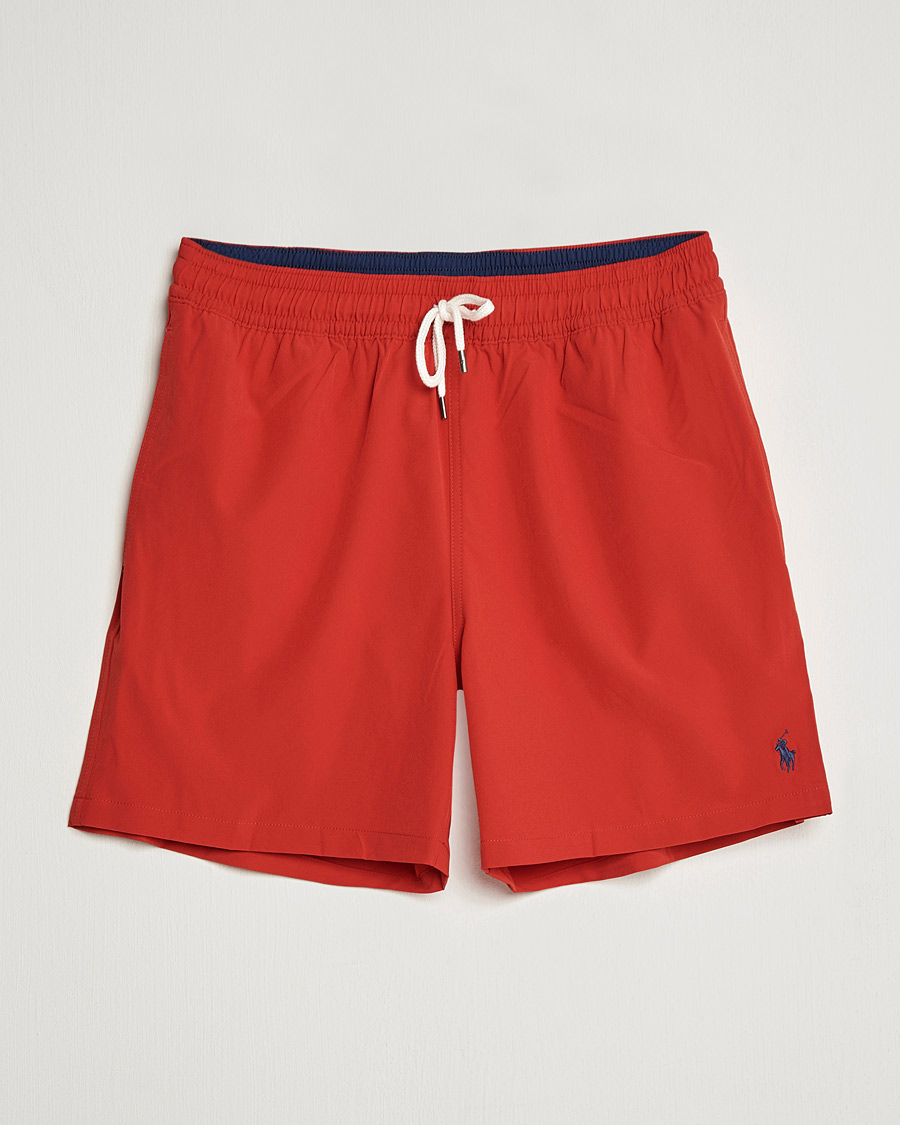 Heren | Zwembroek | Polo Ralph Lauren | Traveler Boxer Swim Shorts RL Red