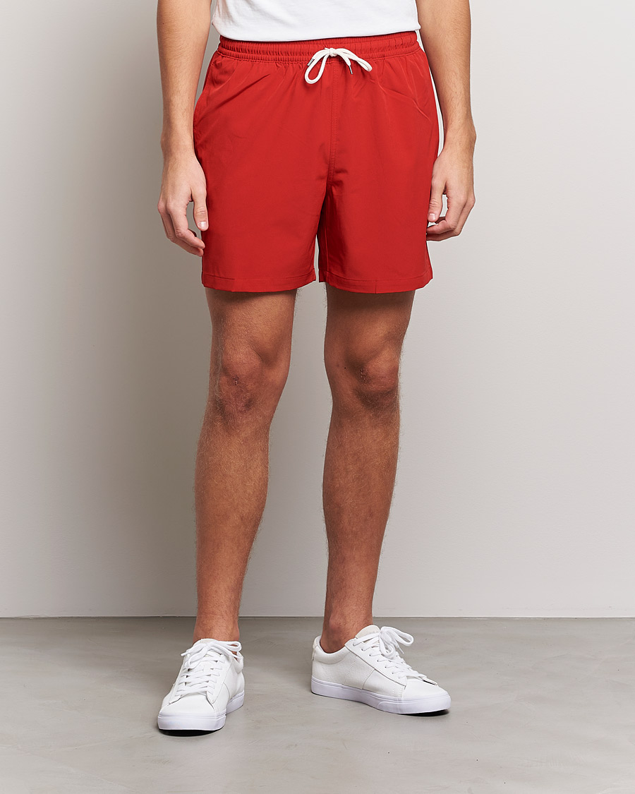 Heren | Zwembroek | Polo Ralph Lauren | Traveler Boxer Swim Shorts RL Red