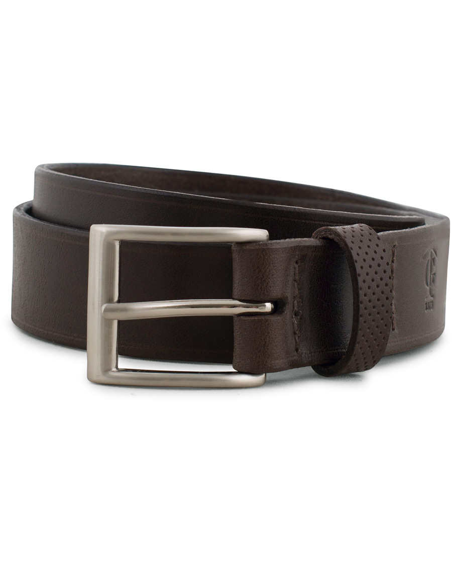 Heren | Tärnsjö Garveri Leather Belt 3cm Dark Brown | Tärnsjö Garveri | Leather Belt 3cm Dark Brown