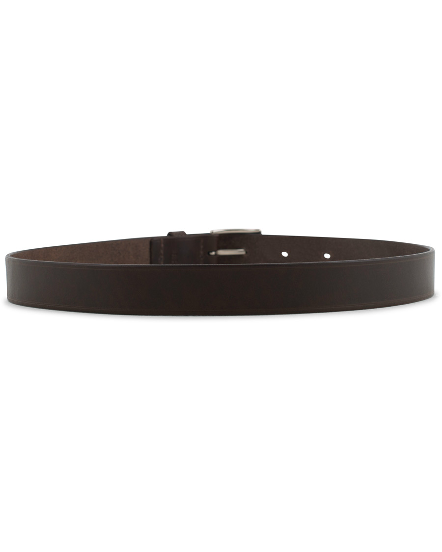 Heren | Tärnsjö Garveri Leather Belt 3cm Dark Brown | Tärnsjö Garveri | Leather Belt 3cm Dark Brown