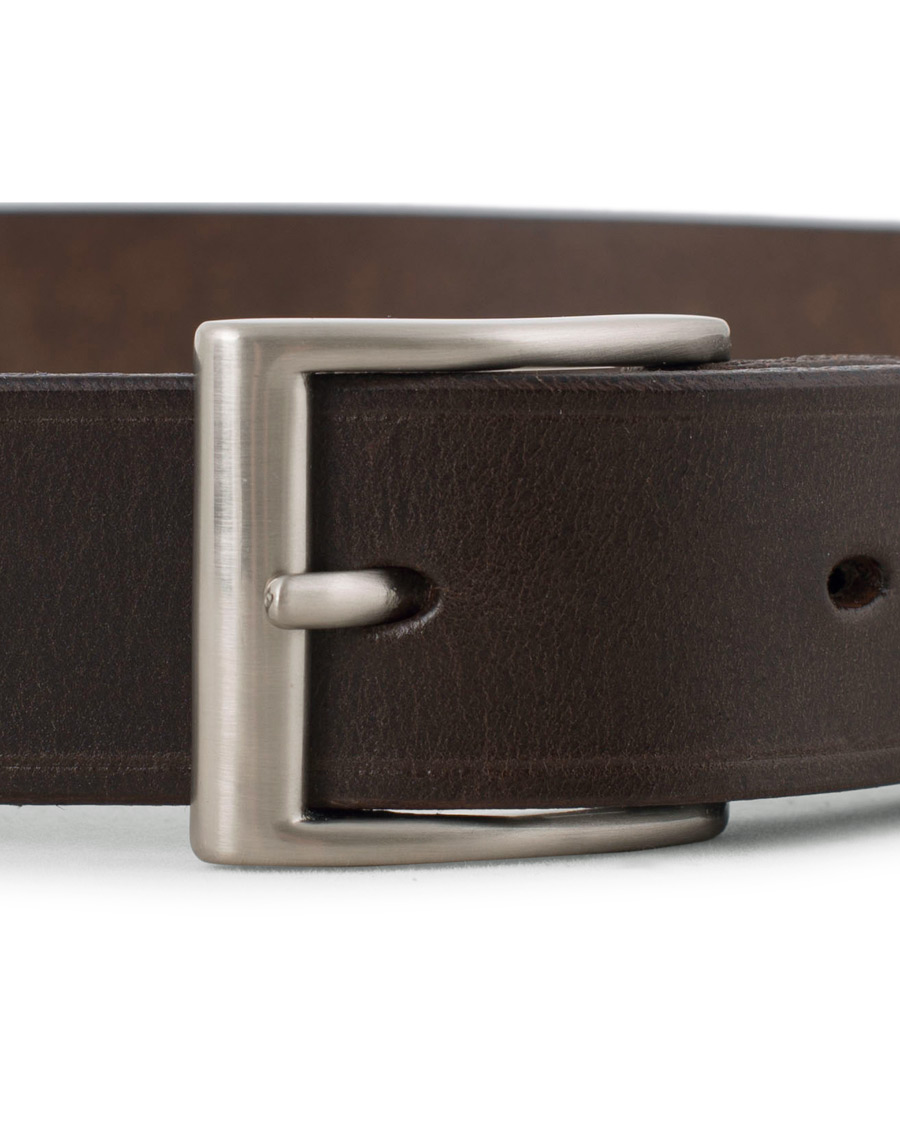 Heren | Tärnsjö Garveri Leather Belt 3cm Dark Brown | Tärnsjö Garveri | Leather Belt 3cm Dark Brown