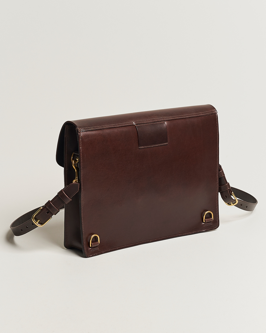 Heren | Tassen | Tärnsjö Garveri | Messenger Bag 3-In-1 Dark Brown