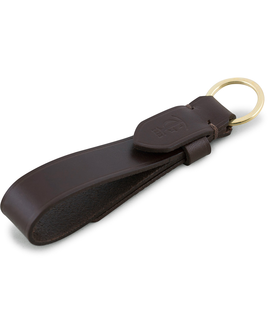 Heren | Sleutelhangers | Tärnsjö Garveri | Key Loop Dark Brown