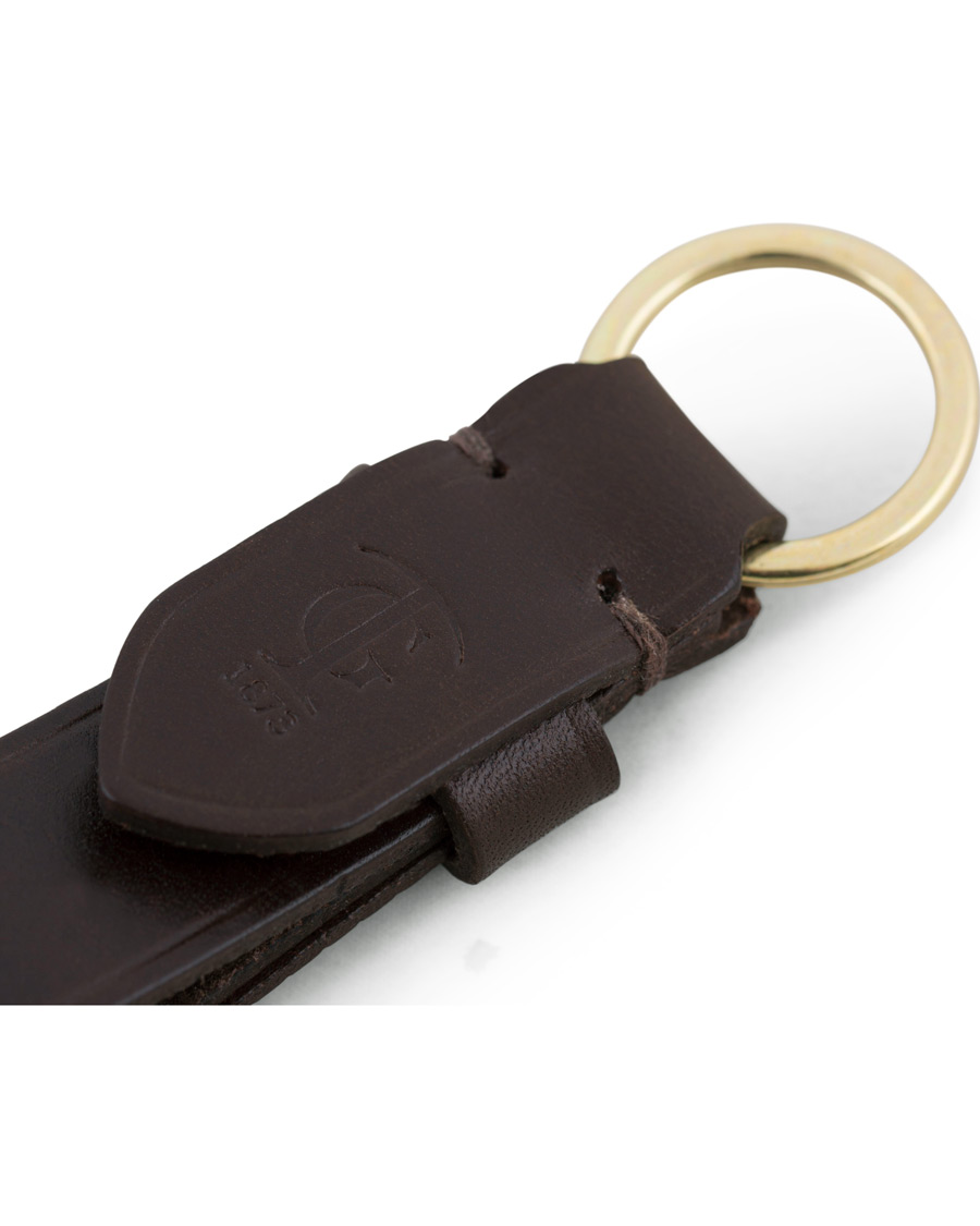 Heren | Sleutelhangers | Tärnsjö Garveri | Key Loop Dark Brown
