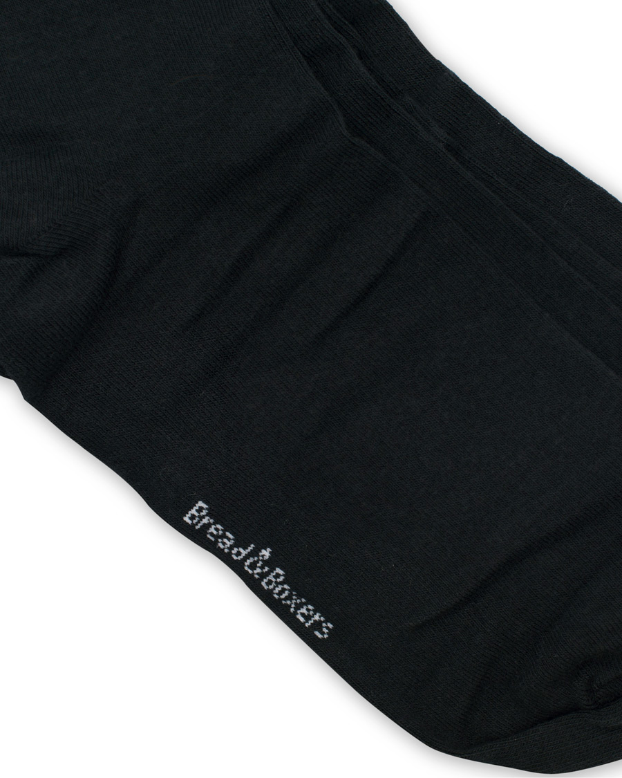 Heren | Ondergoed | Bread & Boxers | 2-Pack Socks Black