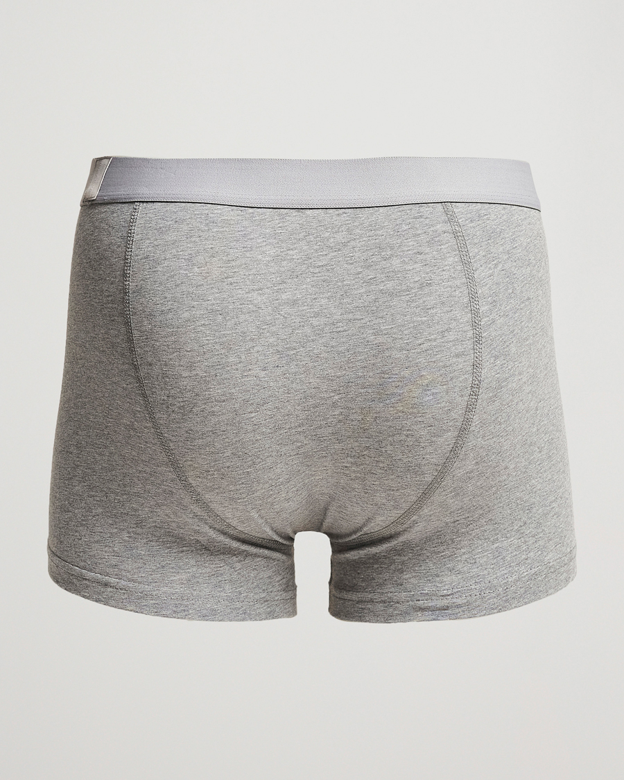 Heren | Bread & Boxers | Bread & Boxers | 3-Pack Boxer Brief Grey Melange