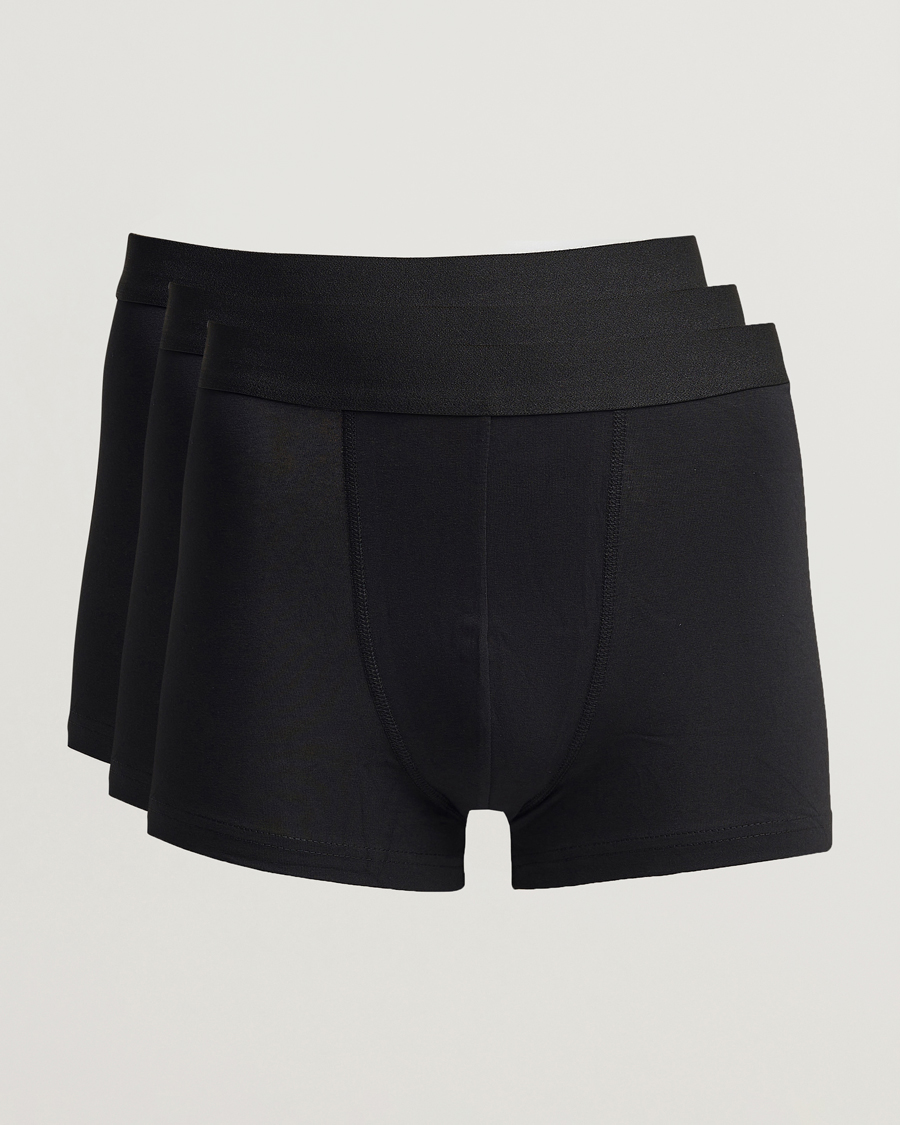 Heren | Ondergoed | Bread & Boxers | 3-Pack Boxer Brief Black