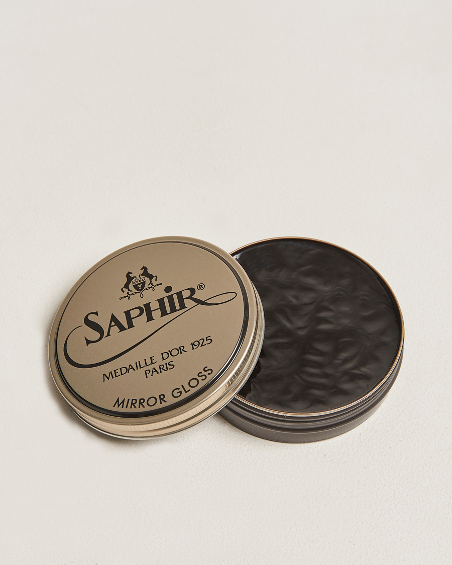 Heren | Schoenverzorgingsproducten | Saphir Medaille d\'Or | Mirror Gloss 75 ml Dark Brown