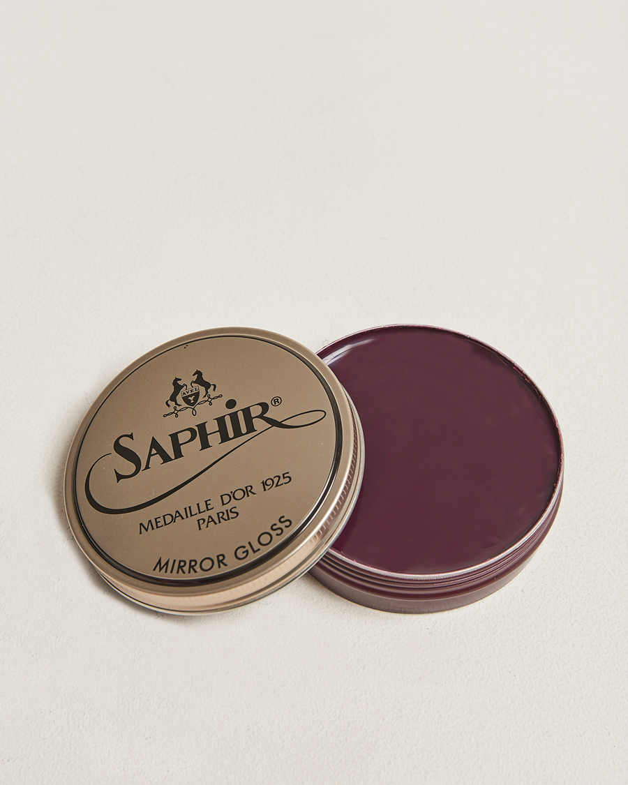 Heren | Schoenverzorgingsproducten | Saphir Medaille d\'Or | Mirror Gloss 75 ml Burgundy