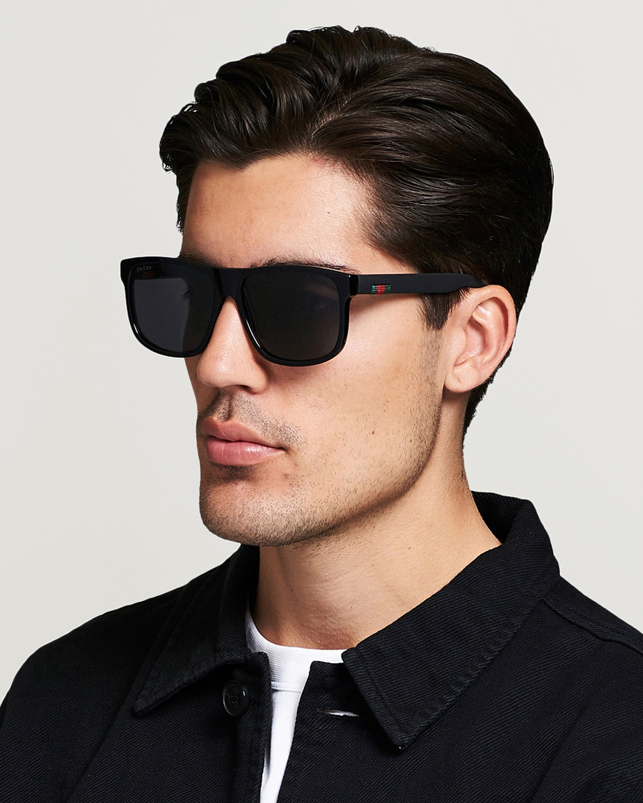 Heren | D-frame zonnebrillen | Gucci | GG0010S Sunglasses Black