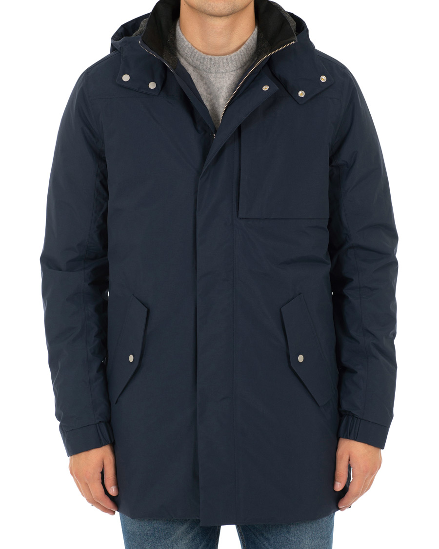 Heren | Jassen | NN07 | Jasper Fish Tail Parka Navy