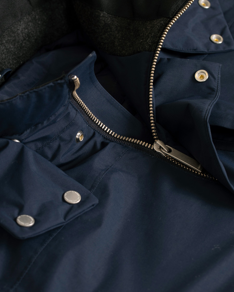 Heren | Jassen | NN07 | Jasper Fish Tail Parka Navy